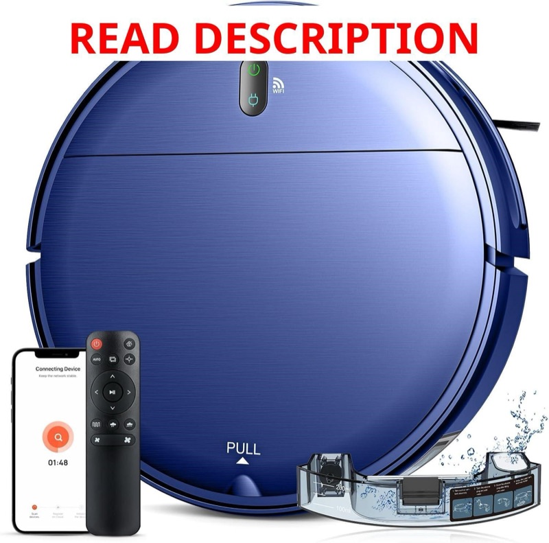 Robot Vacuum & Mop: 2-in-1 with WiFi — auction lot at ATX Auctions in Paterson, NJ
