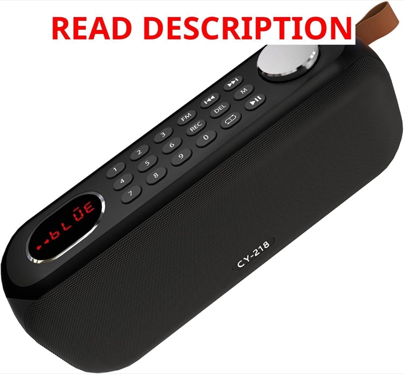 Portable Bluetooth Speaker with FM Radio — auction lot at ATX Auctions in Paterson, NJ