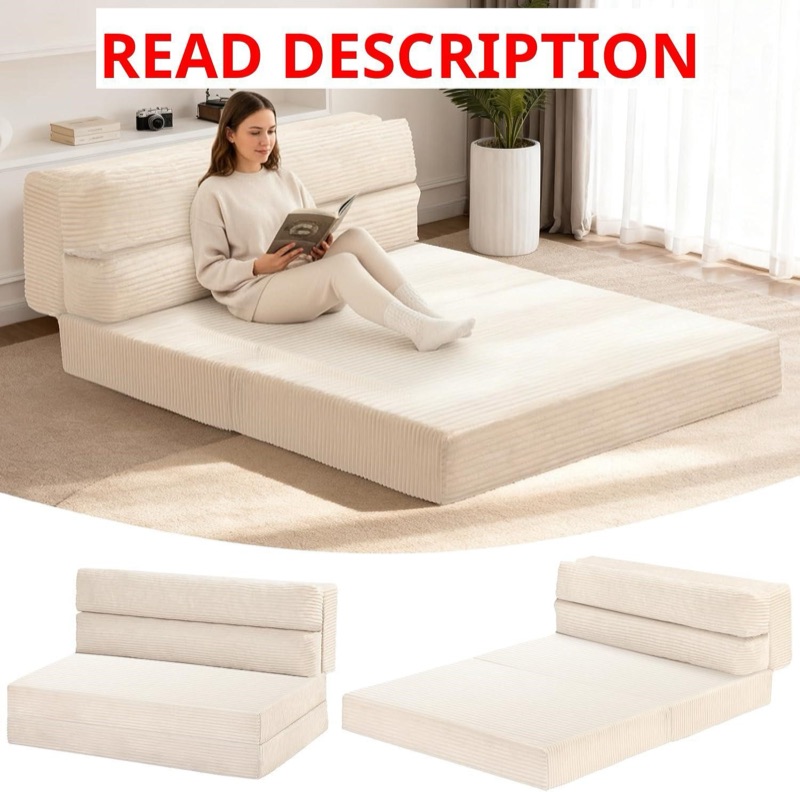 Folding Mattress Full 3-in-1 Sofa Bed — auction lot at ATX Auctions in Paterson, NJ