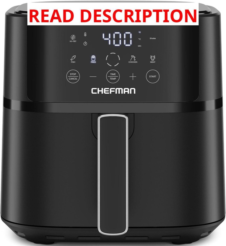 Chefman 6QT Air Fryer Crisp & 4 Presets — auction lot at ATX Auctions in Paterson, NJ