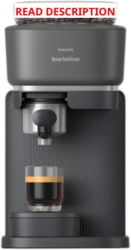 PHILIPS Baristina Espresso: 16 Bar, Grinder — auction lot at ATX Auctions in Paterson, NJ