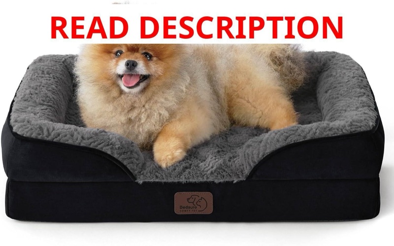 Bedsure Orthopedic Dog Bed for Small Dogs, 24" — auction lot at ATX Auctions in Paterson, NJ
